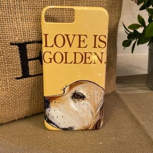 Love Is Golden iPhone Case 6 7 or 8 plus